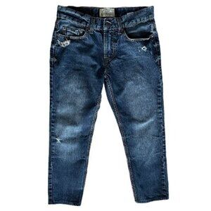 Aeropostale Jeans Rivington Ankle Length Medium Wash Distressed  Size 27/28
